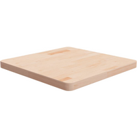 vidaXL Square Table Top 60x60x4 cm Untreated Solid Wood Oak