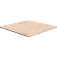vidaXL Square Table Top 60x60x1.5 cm Untreated Solid Wood Oak