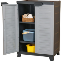 vidaXL Plastic Cabinet 65x45x97 cm