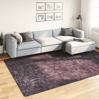 vidaXL Rug Washable 190x300 cm Anthracite Anti Slip