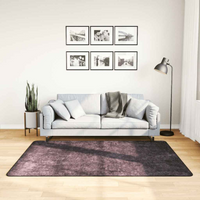 vidaXL Rug Washable 120x180 cm Anthracite Anti Slip