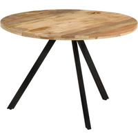 vidaXL Dining Table 110x75 cm Solid Wood Mango
