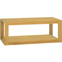 vidaXL Wall-mounted Bathroom Cabinet 90x45x35 cm Solid Wood Teak