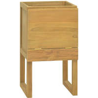 vidaXL Bathroom Cabinet 41x40x75 cm Solid Wood Teak
