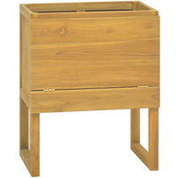 vidaXL Bathroom Cabinet 60x40x75 cm Solid Wood Teak