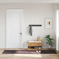 vidaXL Rug Washable 80x300 cm Anthracite Anti Slip