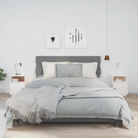 vidaXL Bedside Cabinets 2 pcs White 40x34x55 cm Solid Wood Pine