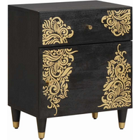 Bedside Cabinet 50 x 33 x Solid Mango Wood