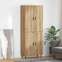 vidaXL Highboard Artisan Oak 69.5 x 34 x 180 cm