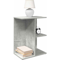 vidaXL Bedside Table Concrete Grey 46.5x29x61 cm Engineered Wood