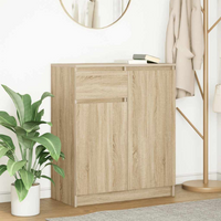 vidaXL Sideboard with Drawer Sonoma Oak 71x35x84 cm Engineered Wood