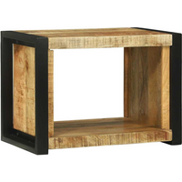vidaXL Wall Cube with Shelf Brown 55 x 35 x 40 cm Solid Mango wood