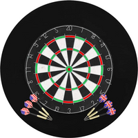 vidaXL Professional Dart Set with Dartboard and Surround Sisal Steel