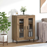 vidaXL Sideboard Artisan Oak 69.5 x 34 x 90 cm Engineered Wood
