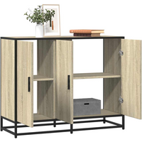 vidaXL Sideboard Sonoma Oak 94x35x76 cm Engineered Wood