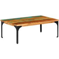 vidaXL Coffee Table 100x60x35 cm Solid Reclaimed Wood