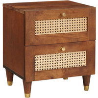 vidaXL Bedside Tables with Drawer 40 x 33.5 x 46 cm