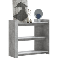 vidaXL Console Table Concrete Grey 100x35x90 cm Engineered Wood
