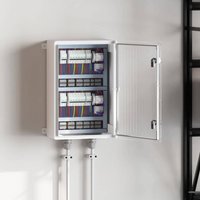 vidaXL Control Cabinet Grey 40 x 20 x 60 cm ABS Plastic