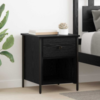 Bedside Cabinet oak 40 x 42 x Engineered wood