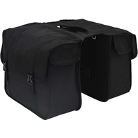 vidaXL Bicycle Bag Black 18.5 x 40 x 35 cm Polyester
