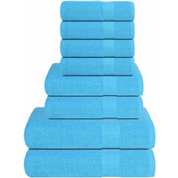 vidaXL 8 Piece Towel Set Turquoise 360 gsm 100% Cotton