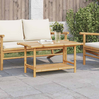 vidaXL Coffee Table 90x50x45 cm Bamboo