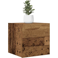 vidaXL Wall Mounted TV Cabinet Old Wood 30.5x30x30 cm