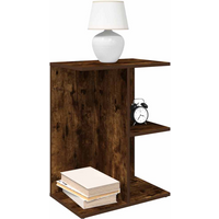 vidaXL Bedside Tables 2 pcs Smoked Oak 46.5x29x61 cm Engineered Wood