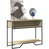 vidaXL Console Table Sonoma Oak 100x35x74.5 cm Engineered Wood