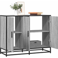 vidaXL Sideboard Grey Sonoma 94x35x76 cm Engineered Wood