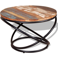 vidaXL Coffee Table Solid Reclaimed Wood 60x60x40 cm