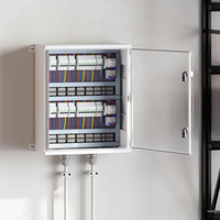 vidaXL Control Cabinet Grey 50 x 22 x 60 cm ABS Plastic