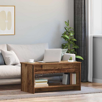 vidaXL Coffee Table Old Wood 80 x 50.5 x 41.5 cm Engineered Wood