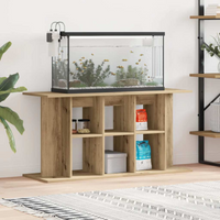 vidaXL Aquarium Stand Artisan Oak 120x40x60 cm Engineered Wood