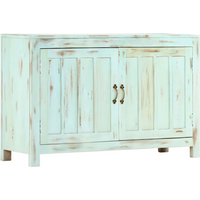 vidaXL Sideboard Light Blue 110x35x70 cm Solid Mango Wood