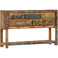 vidaXL Sideboard 120x30x75 cm Solid Reclaimed Wood
