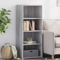 vidaXL Highboard Grey Sonoma 50x41x124 cm Engineered Wood
