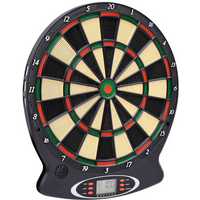 vidaXL Electric Dartboard with Darts Black Polypropylene