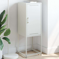 vidaXL Highboard White 36x39x107 cm Steel