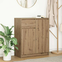 vidaXL Sideboard with Drawer Artisan Oak 71x35x84 cm Engineered Wood