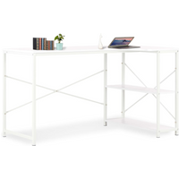 vidaXL Computer Desk White 120x72x70 cm