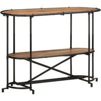 vidaXL Console Table 110x42x76 cm Solid Wood Acacia