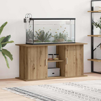 vidaXL Aquarium Stand Artisan Oak 121x41x58 cm Engineered Wood