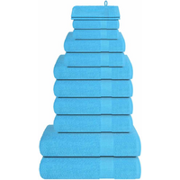 vidaXL 12 Piece Towel Set Turquoise 360 gsm 100% Cotton