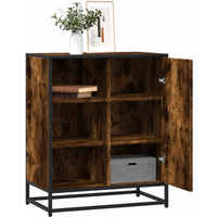 vidaXL Sideboard Smoked Oak 62x35x76 cm Engineered Wood