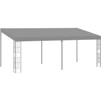 vidaXL Wall-mounted Gazebo 3x6 m Anthracite Fabric
