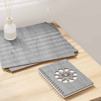 vidaXL Decor Panels 50 pcs Grey sonoma 30 x 30 x 0.3 cm