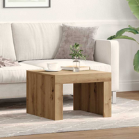 vidaXL Coffee Table Artisan oak Engineered wood