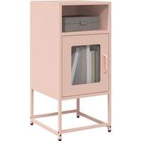 vidaXL Bedside Cabinet Pink 36x39x78 cm Cold-rolled Steel